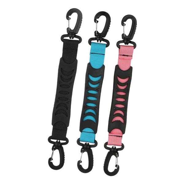 3 個入り アイススケートストラップ リーシュ スキーシューズ キャリーストラップ ハンドル バックパック 吊り下げ アウトドアスポーツ 子供と大人用