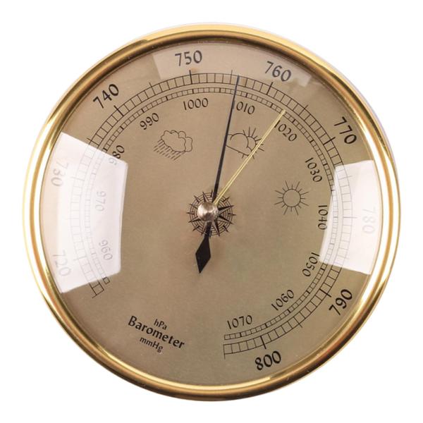 倉庫ボート用気圧計ダブルポインター高性能圧力計ゴールドフェイス