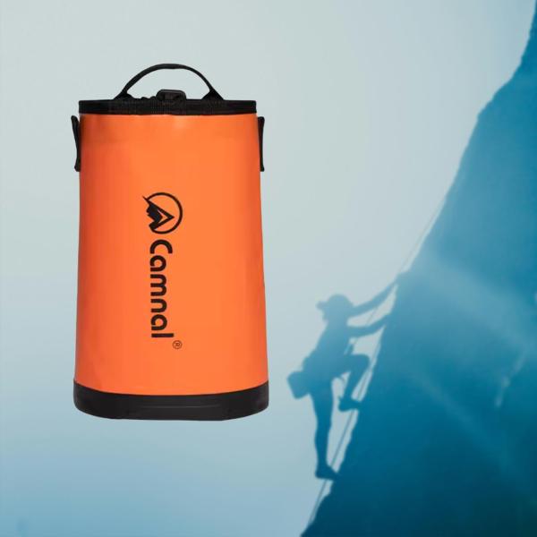 ツリークライミングロープバッグ ポータブル 5L 防水 多目的 アウトドア用品 オレンジ