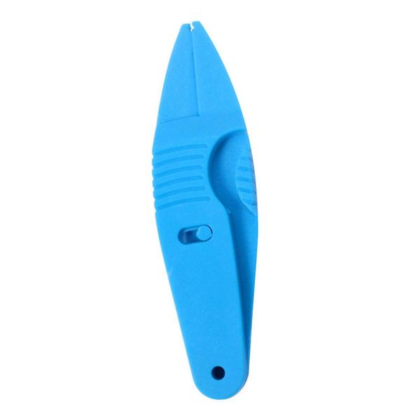 ミミズクリップフック釣り用具 頑丈 軽量 高速餌付け装置 ブルー