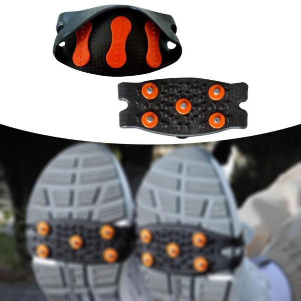 アイストラクションクリート 5つのマンガン鋼スパイクグリップ付き 登山 冬 氷 雪 グリップ アクセサリー 子供 大人 靴爪