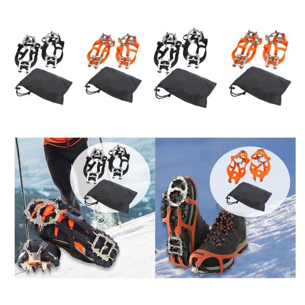 冬用シューズアイゼンギフト 氷上釣り用ポータブルシューズグリップ