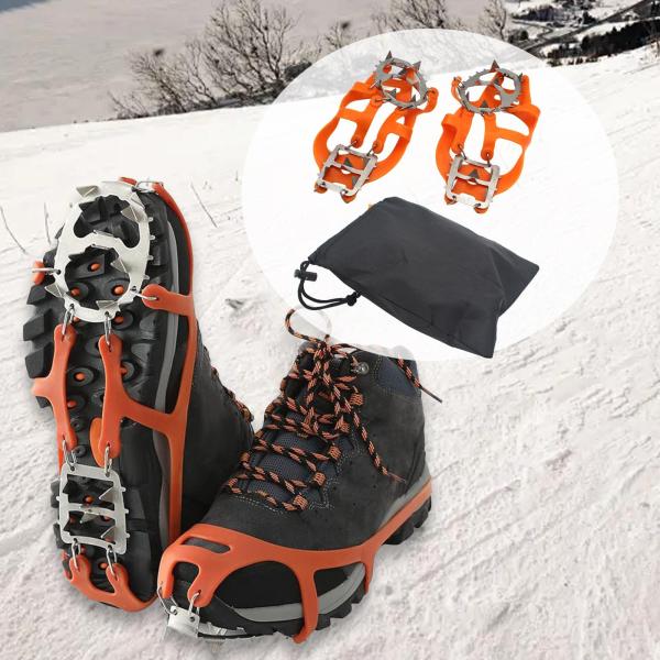 冬用シューズアイゼンギフト 氷上釣り用ポータブルシューズグリップ