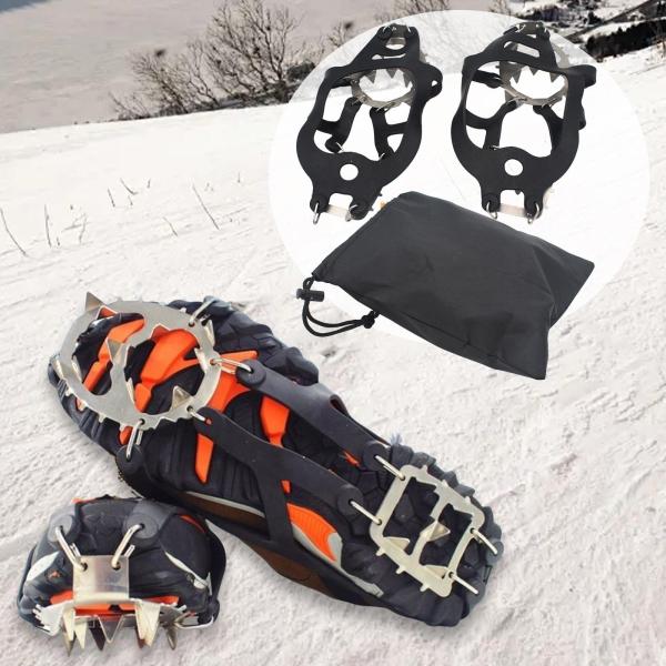 冬用シューズアイゼンギフト 氷上釣り用ポータブルシューズグリップ