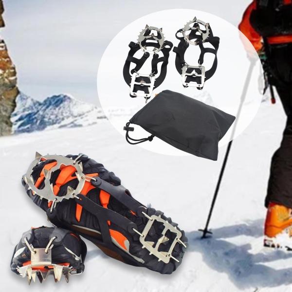 冬用シューズアイゼンギフト 氷上釣り用ポータブルシューズグリップ