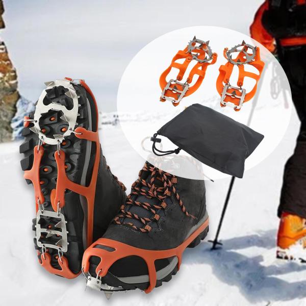 冬用シューズアイゼンギフト 氷上釣り用ポータブルシューズグリップ