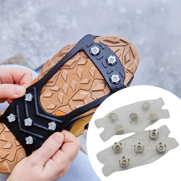 靴ブーツ用アイスクリート、ランニング、クライミング、登山用アイスグリッパー