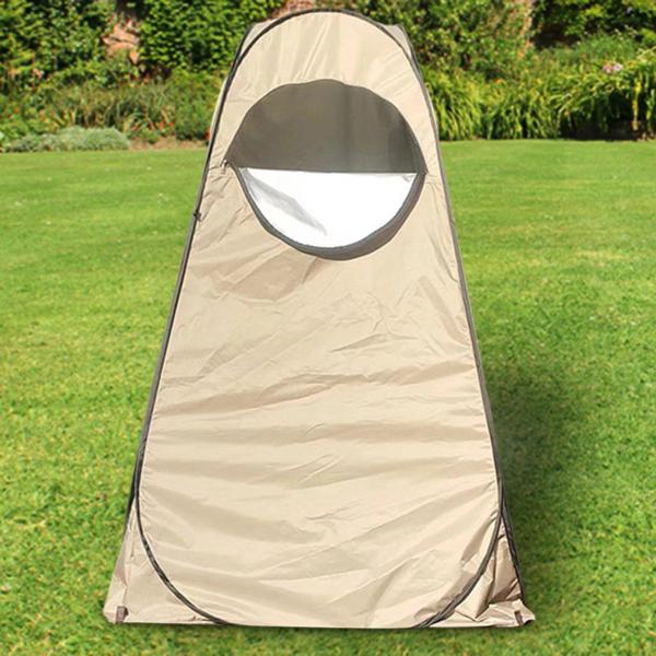 シャワーテント シェルター トイレテント 簡単設置 ポータブル 窓付き ドレッシングルーム ドア1つ 窓1つ