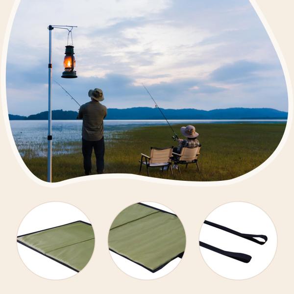 フィッシングアンフッキングマット プレミアム多機能プロ仕様釣りアクセサリー グリーン