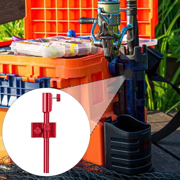 ベイトボックスラックブラケット 合金製コンパクトスタンド Deep Sea Adventures カヤックドック用 赤