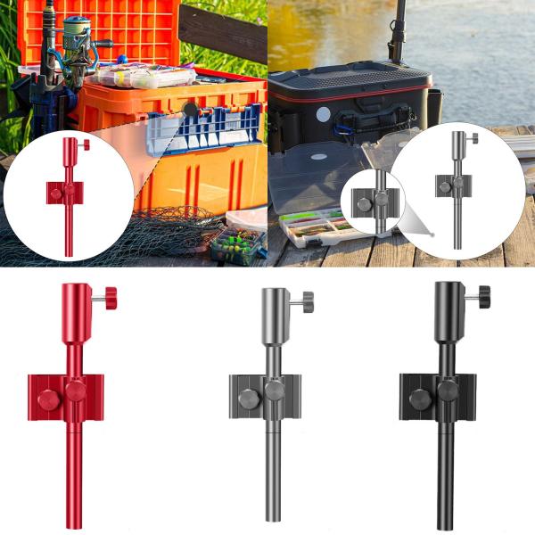 ベイトボックスラックブラケット 合金製コンパクトスタンド Deep Sea Adventures カヤックドック用 赤