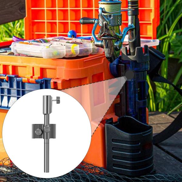 ベイトボックスラックブラケット合金コンパクトスタンドディープシーアドベンチャーカヤックドックシルバー