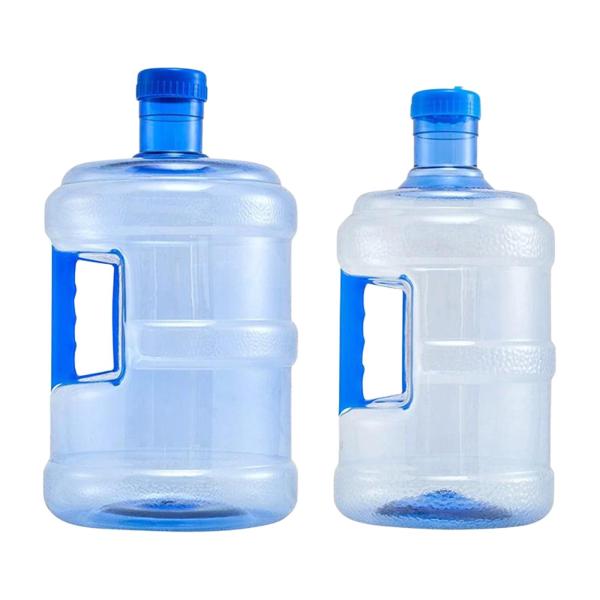 再利用可能なウォーターボトル容器 ペット用 キャップ付き 水筒 キャンプ 車 キッチン用 5L