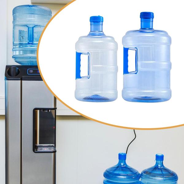 再利用可能なウォーターボトル容器 ペット用 キャップ付き 水筒 キャンプ 車 キッチン用 5L