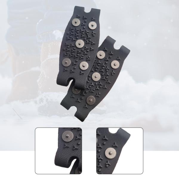 冬のアクティビティに最適な、滑り止め機能付きポータブルアイゼン(アイスクリート)