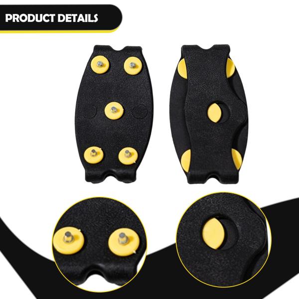 5スタッドクライミングクランポンアイスグリッパーハイキングアウトドアアクティビティフットウェアスタイルB