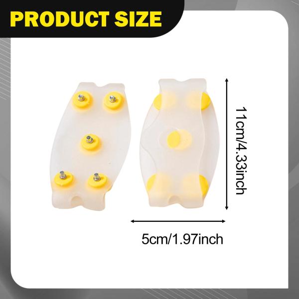 5スタッドクライミングクランポンアイスグリッパーハイキングアウトドアアクティビティフットウェアスタイルC