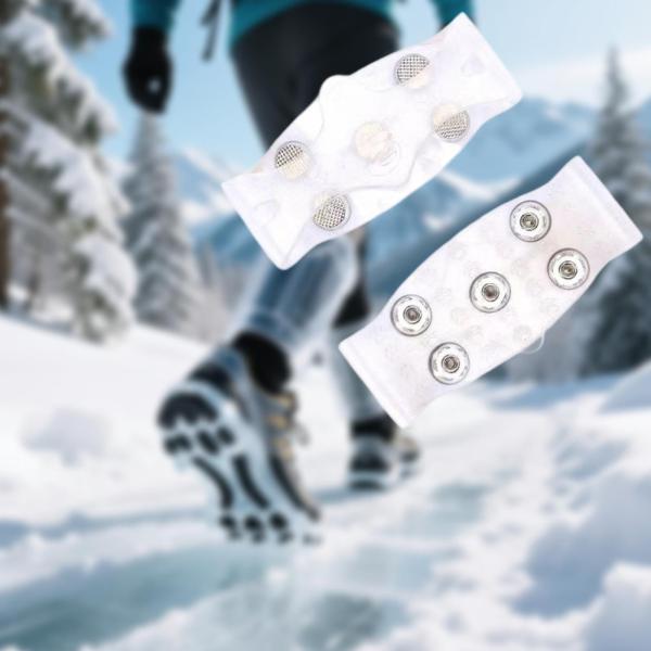  アイスクリート 靴・ブーツ用 ストレッチ アウトドア ジョギング 登山用 クリア