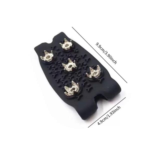  アイスクリート 靴・ブーツ用 ストレッチ アウトドア ジョギング 登山用 ブラック