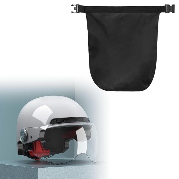 オートバイヘルメットバッグアクセサリーポータブル用品軽量オックスフォード布ブラックパスワードロック