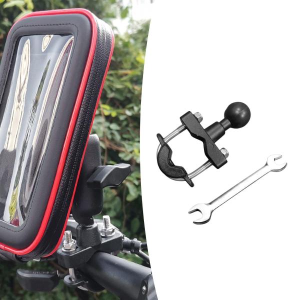 汎用Uボルト固定ベースオートバイバイクハンドルバー多目的カメラマウントアルミニウム合金
