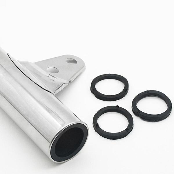 オートバイヘッドライトブラケット機器修理部品サポートヘッドランプマウントシルバー40mm