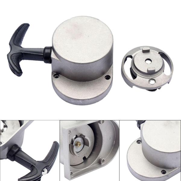 プルスタートスターター プルスターター アップグレードプロフェッショナル 50cc 66cc 80cc 2ストライクエンジンに適合 使いやすい高性能マ