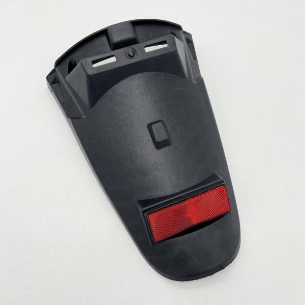 電動バイク用リアマッドガード ナンバープレートブラケット アクセサリー 27x19.5cm スプラッシュガード オートバイ用 ブラックカラー ポータブ