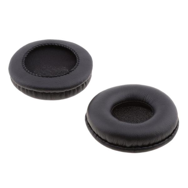 ATH用イヤーパッドフォームスポンジイヤーパッドカバー-SJ55SJ33 ESW9 SJ5SJ3ブラック