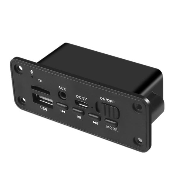 MP3デコーダーボード5VAUX入力オーディオモジュールパワーアンプ付きFMラジオ