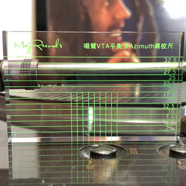 蓄音機VTA方位角ゲーイメントブルーラーヘッドシェルアライメント