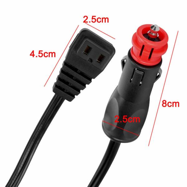 カー冷蔵庫カークーラー電源アダプター2M延長コードシガレットライター