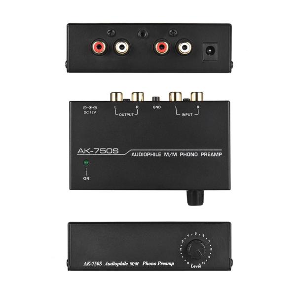 Phono Preamp プリアンプ 米国標準 フォノ信号をレベル信号に変換するための耐久性