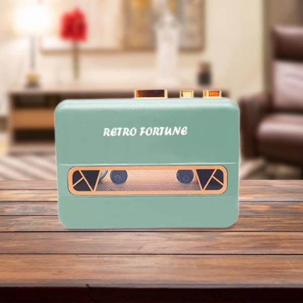 ポータブル カセット テープ プレーヤー ウォークマン プロフェッショナル ギフト サポート 早送り 巻き戻し ヘッドフォン ジャック付き スピーカー