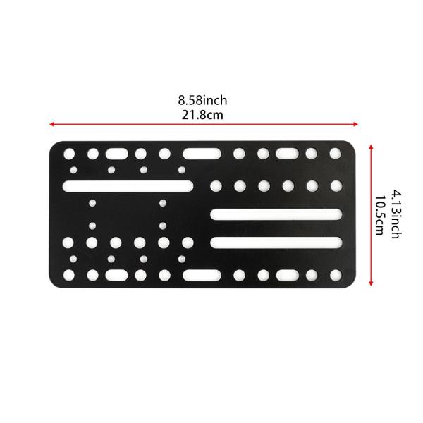 USB ハンドブレーキ マウント プレート USB ハンドブレーキ ブラケット ブラック 簡単に取り付けられるプロフェッショナル ハンドブレーキ アク