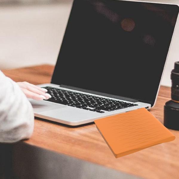  7/8.1/10 Linux  ノートパソコン デスクトップ用外付け CD ドライブ デュプリケーター オレンジ