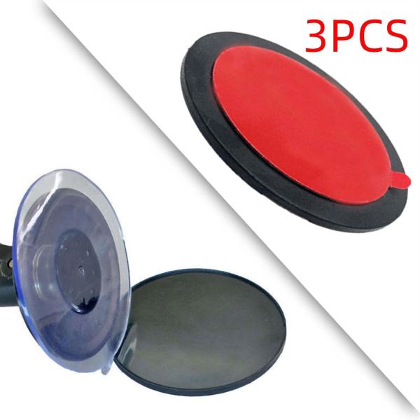ダッシュボード吸盤マウントディスクスティックカメラフロントガラスホルダー73mm 3個