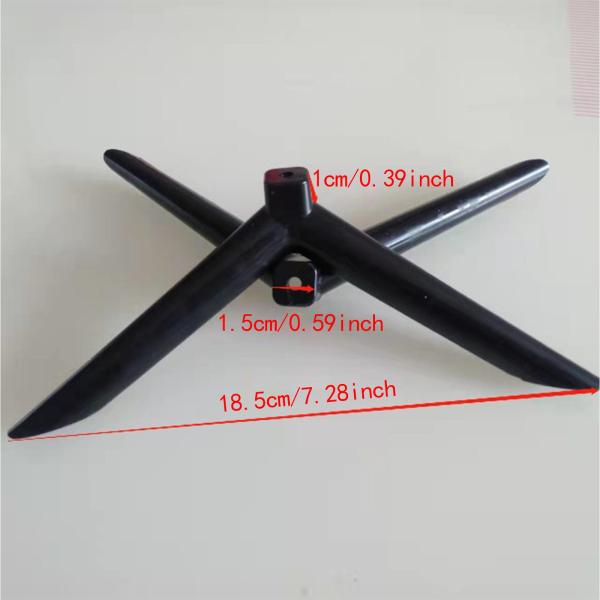 2個のテレビスタンドベースは、頑丈なポータブルテレビホルダーブラケットを直接交換します。長さ185cm。