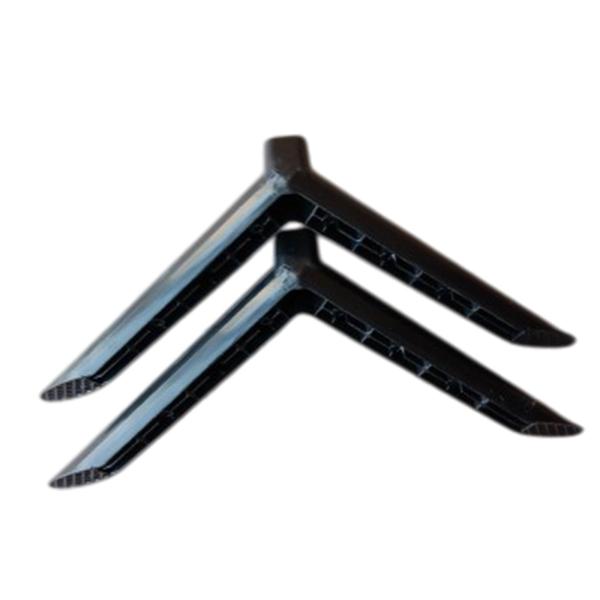 2個のテレビスタンドベースは、頑丈なポータブルテレビホルダーブラケットを直接交換します。長さ185cm。