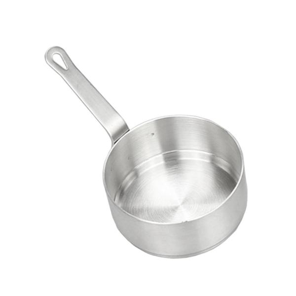 キッチン用品 ミニ ソースパン ミルクパン ぶら下げ穴付き 長い 全2サイズ , 100ml
