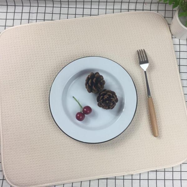 ロファイバー食器乾燥 キッチン水切りシンク - 40.5x5.5cm ティータオル , ベージュ