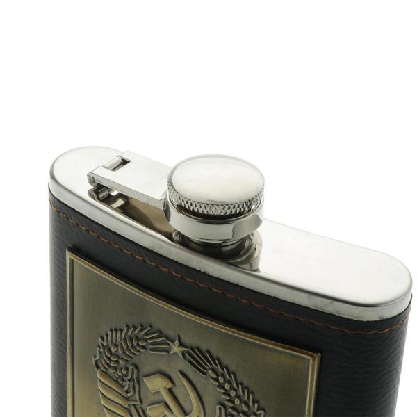 ロシア ハイグレード ヒップ フラスコ 230ml/8 ステンレス スチール フラゴン ウィスキー ボトル , , 説明したように