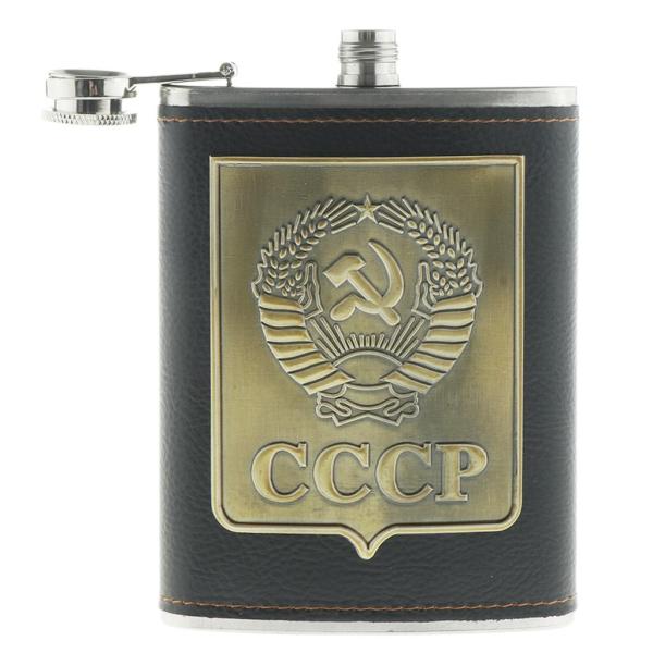ロシア ハイグレード ヒップ フラスコ 230ml/8 ステンレス スチール フラゴン ウィスキー ボトル , , 説明したように