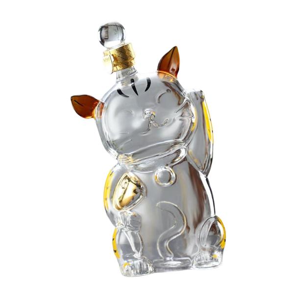 大型デキャンタ ドリンクウェアホルダー カラッパー付き 1000ml キッチンギフト用