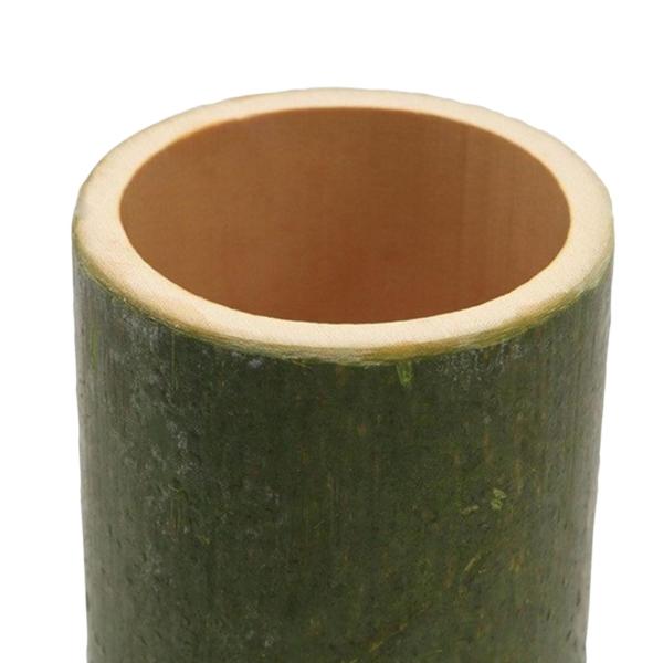 中国風の天然竹製カップ ライススチーマー 竹製チューブ 再利用可能 ユニークなデザートカップ アイスクリームカップ 新築祝い ギフトパーティー ディナ