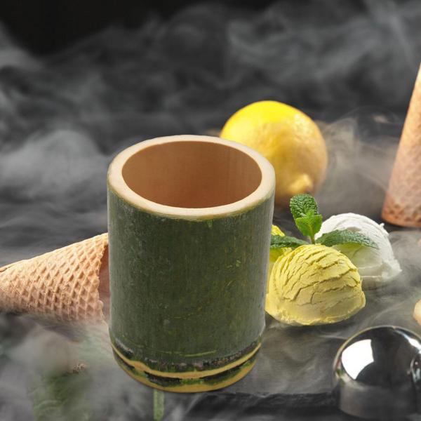 中国風の天然竹製カップ ライススチーマー 竹製チューブ 再利用可能 ユニークなデザートカップ アイスクリームカップ 新築祝い ギフトパーティー ディナ