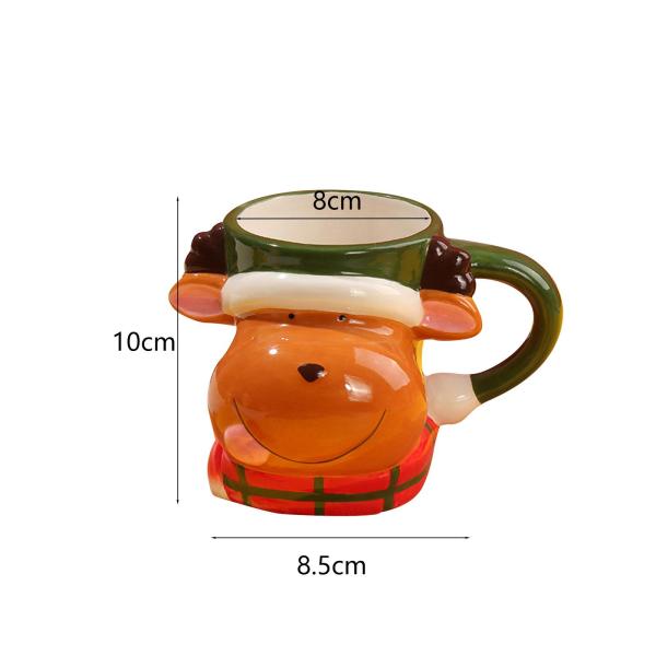 鹿 コーヒーマグカップ クリスマス コーヒー マグ エナメル マグ クリスマス ホリデー