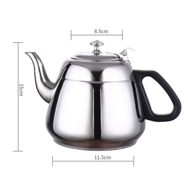 1.5L コンロ用ティーポット コンロ用ティーポット ステンレス製ティーポット ティーポット