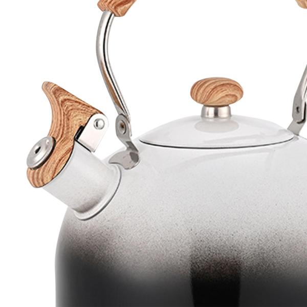 ブラック コンロケトル アウトドア笛吹ケトルキャンプティーコーヒーポット