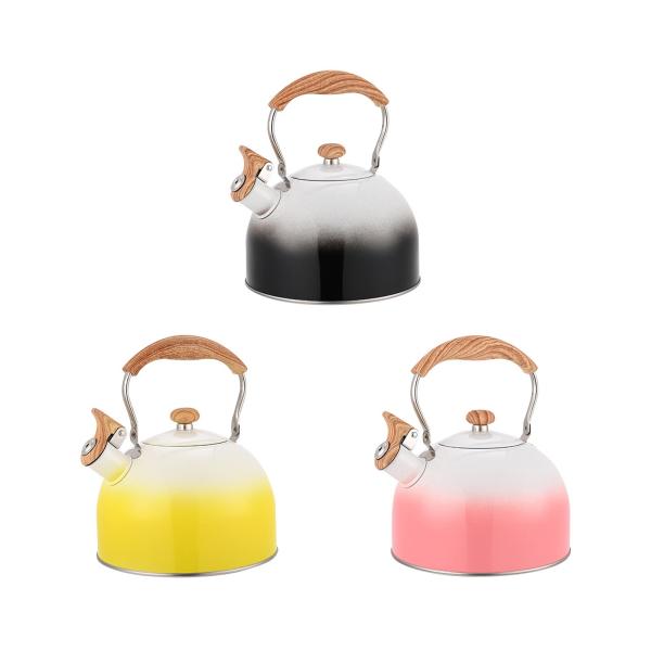 ブラック コンロケトル アウトドア笛吹ケトルキャンプティーコーヒーポット